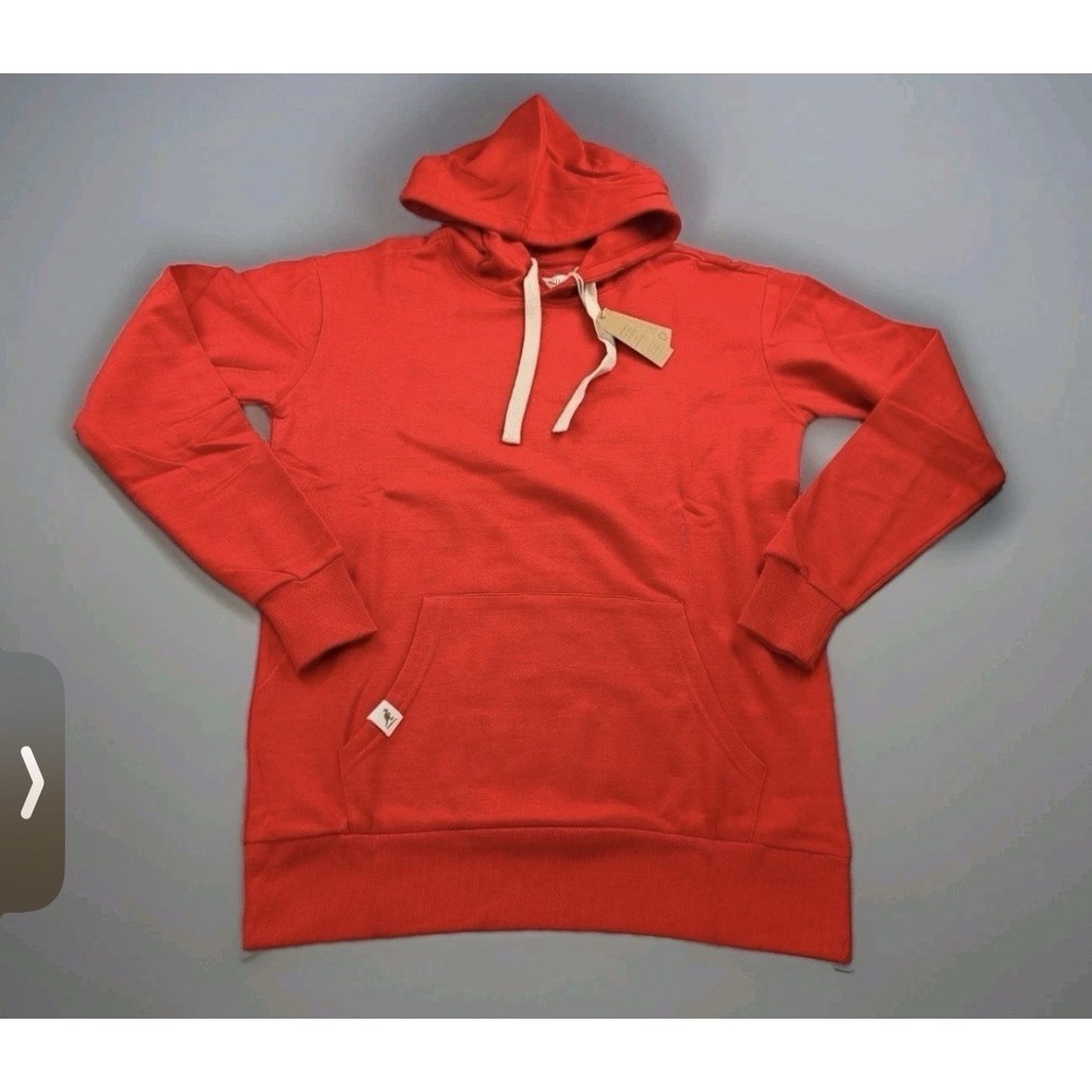 Kangol Men's Pullover Hoodie Sweatshirt Red Sz XXL Kangaroo Pocket